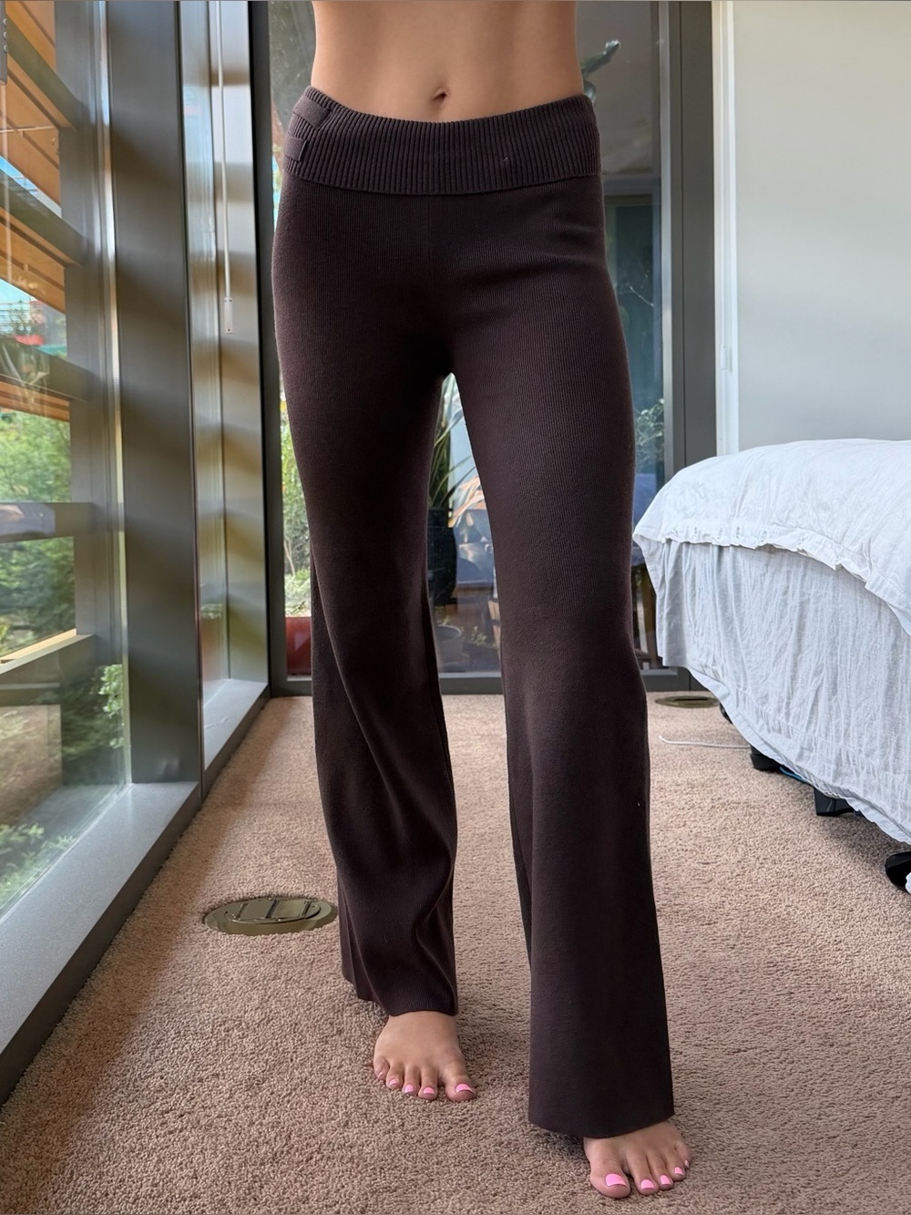 Princess Polly Brown Knit Pants